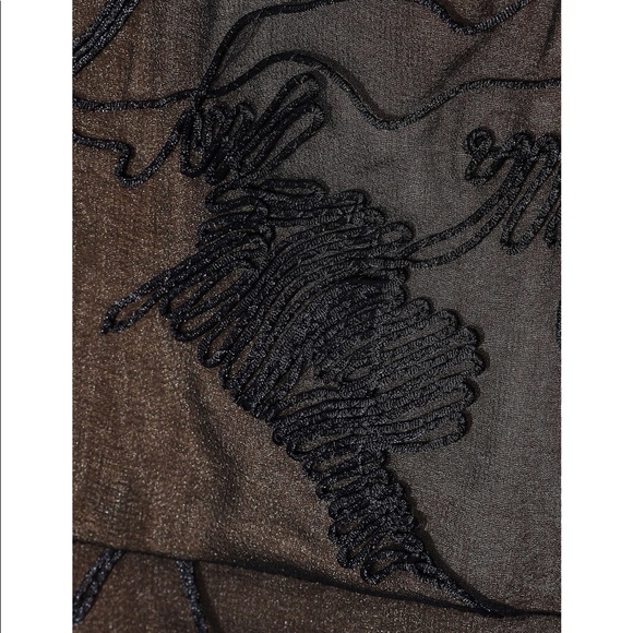 HALSTON HERITAGE
Soutache A-line Mini Dress Black - Picture 5 of 5